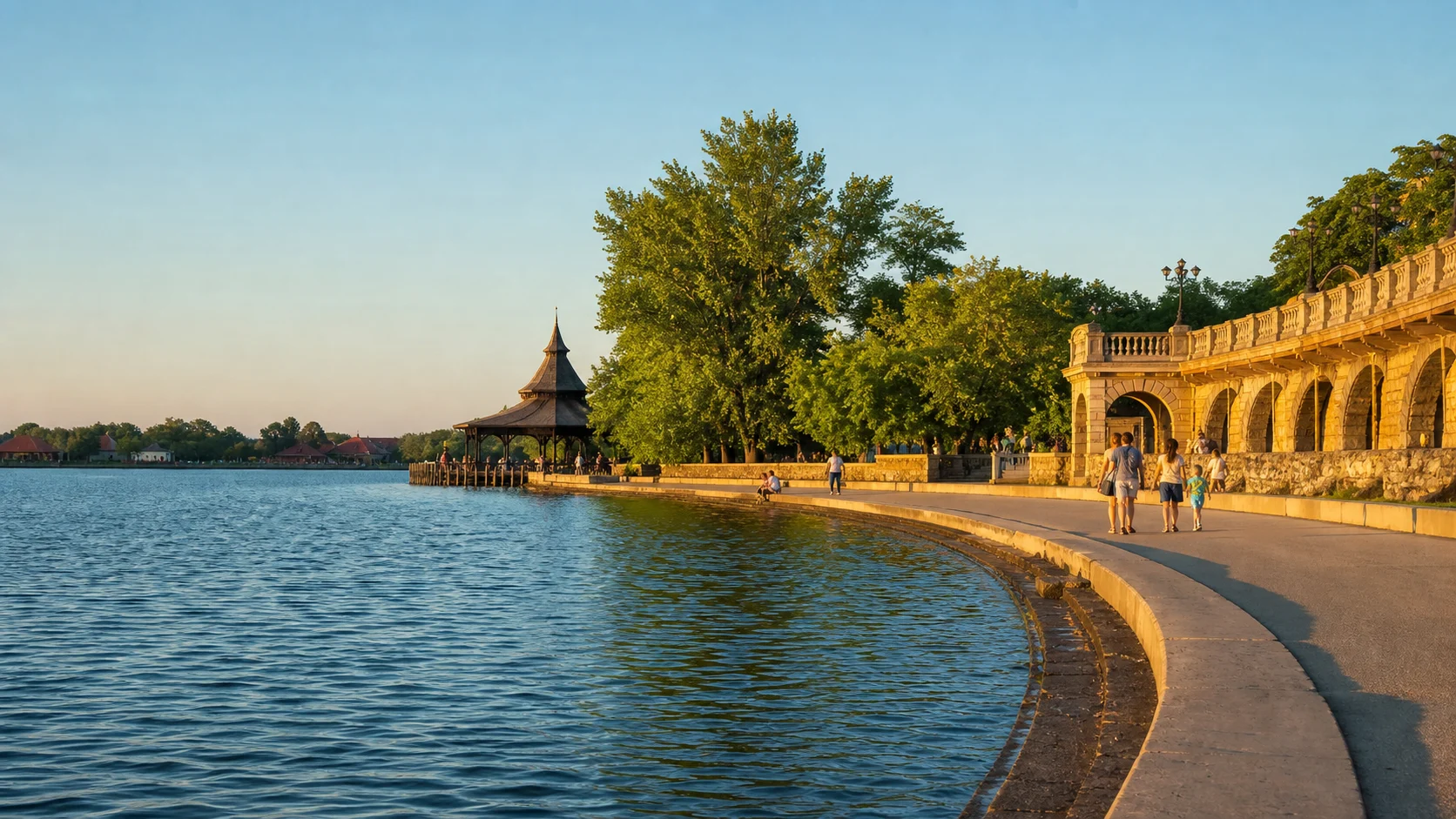 Šetalište uz jezero Palić