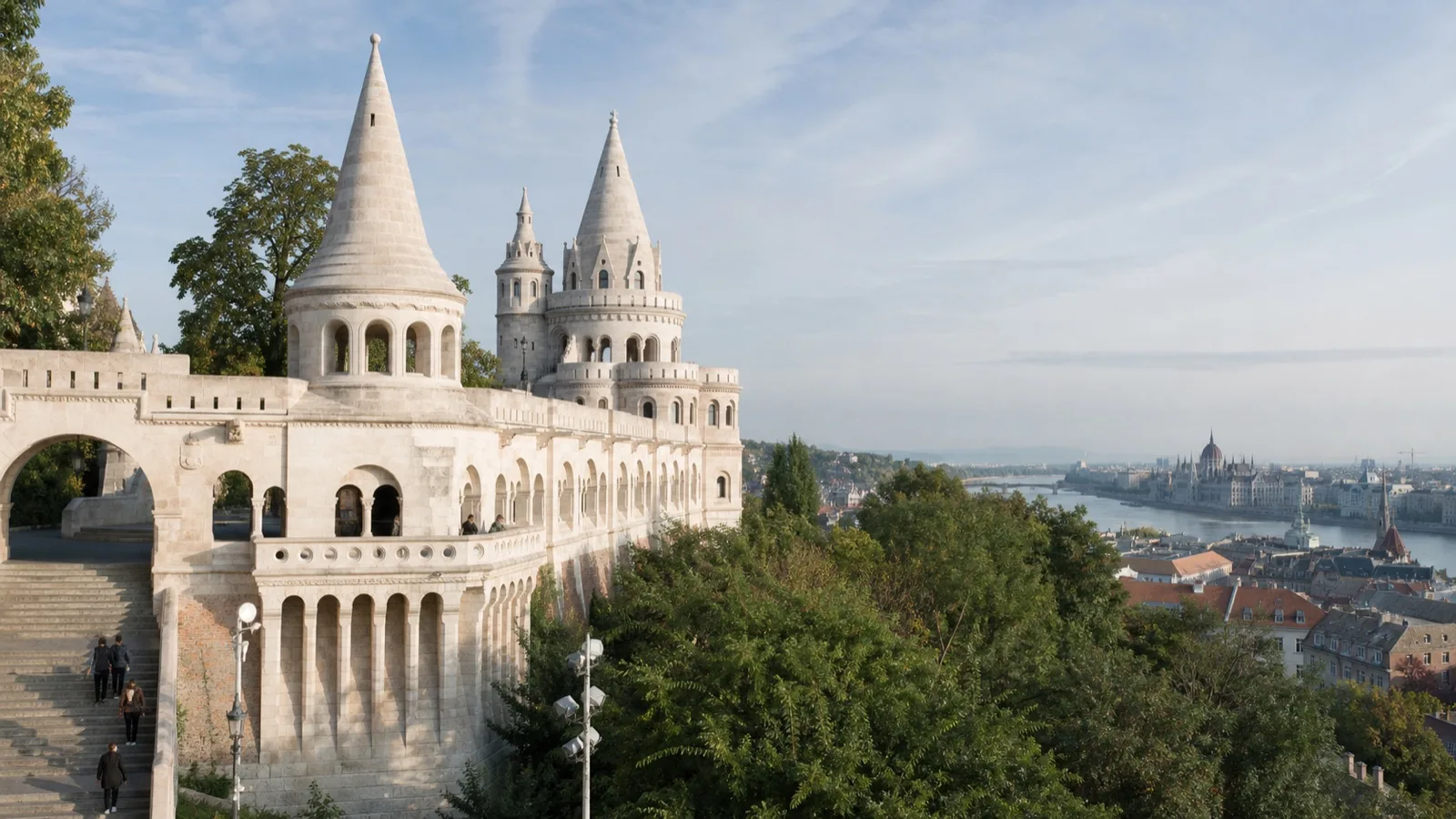 Ribarski bastion i pogled na Budimpeštu